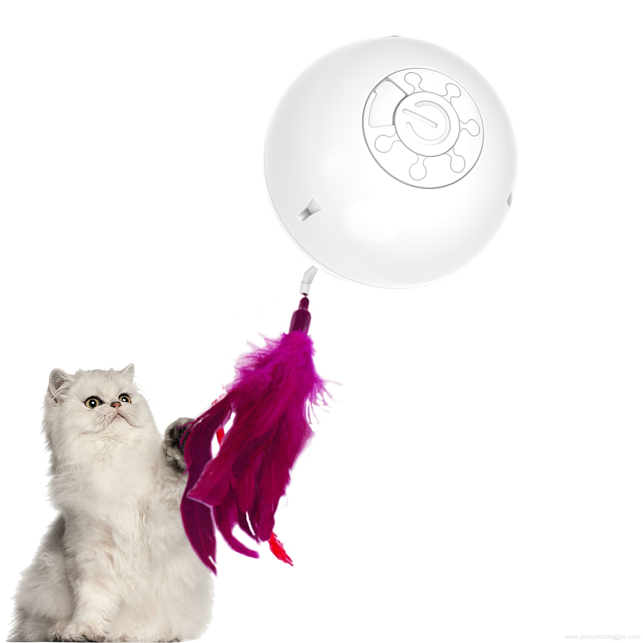 Rechargeable interactive smart pet toy