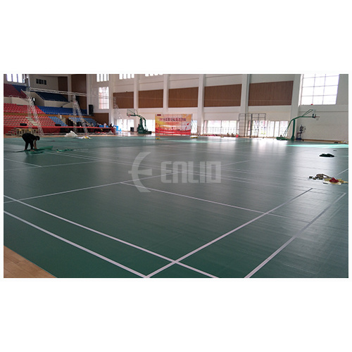 Tikar Sintetik Badminton Lantai Gelanggang Badminton PVC