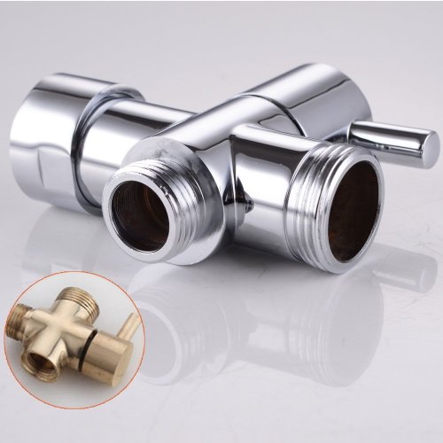 Quick open wall mounted zinc alloy toilet angle valve