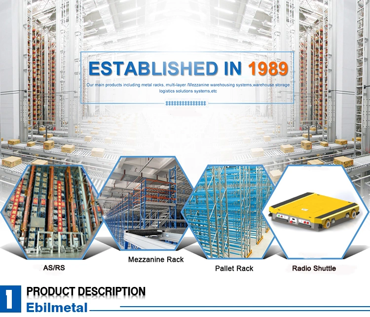 Q235 Cold Steel Metal Push Back Warehouse Rack