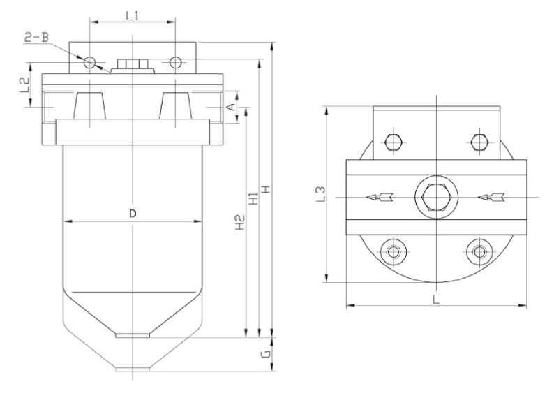 PRESSURE OIL FILTER