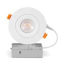 Flicker livre LED LED Slim Gimbal Wafer Light