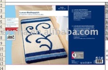 BATHROOM MAT BLUE BATHROOM MAT WHOLE SERIES BATHROOM MAT (EV35874)