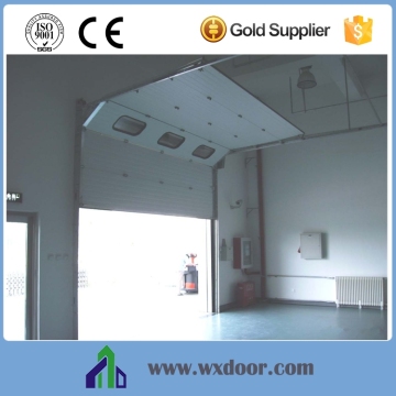 Industrial electric cold room sectional door