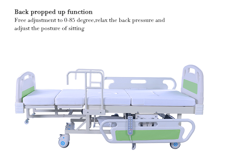 Elderly Home Care Automatic Adjustable  Hospital Bed For Sale
