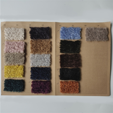 Soft Camo Berber Fleece 100% Polyester Fabric for Winter Overcoats