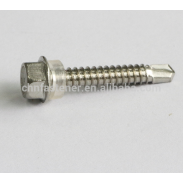 Hexagon flange head drilling screws DIN7504K