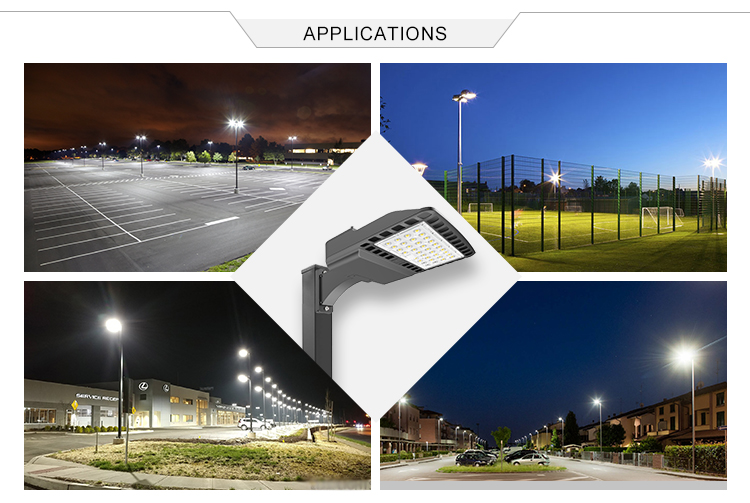 Etl Dlc Certification Street Led Light Outdoor Ip65 Led Shoebox Lights