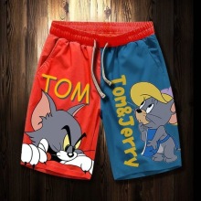 Printed Cartoon Design Streetwear Basketball Shorts