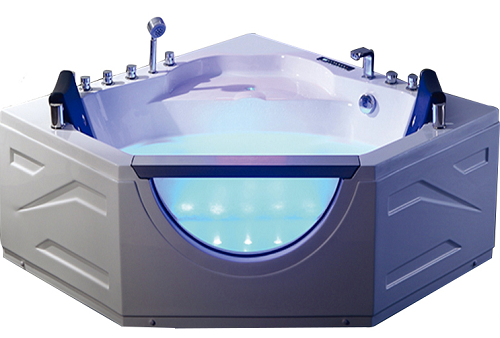 Hydro Systems Jacuzzi Tub Intelligent Small Bath Corner Massage Whirlpool Tub