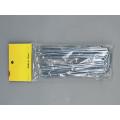 Galvanized U-shaped ground nails for weeds