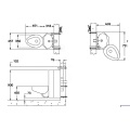 Stainless Steel One Piece Toilet Sink Combo