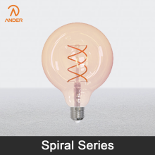 Large-Screen Spiral Bulbs for Immersive Lighting Decor