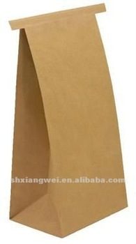 side gusset kraft paper bag