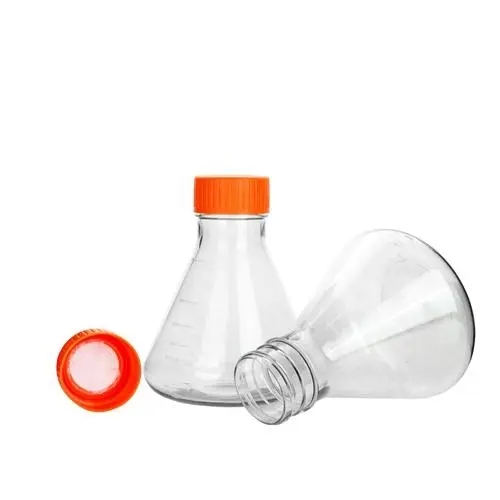 plastic erlenmeyer flasks disposable for bacterial culture