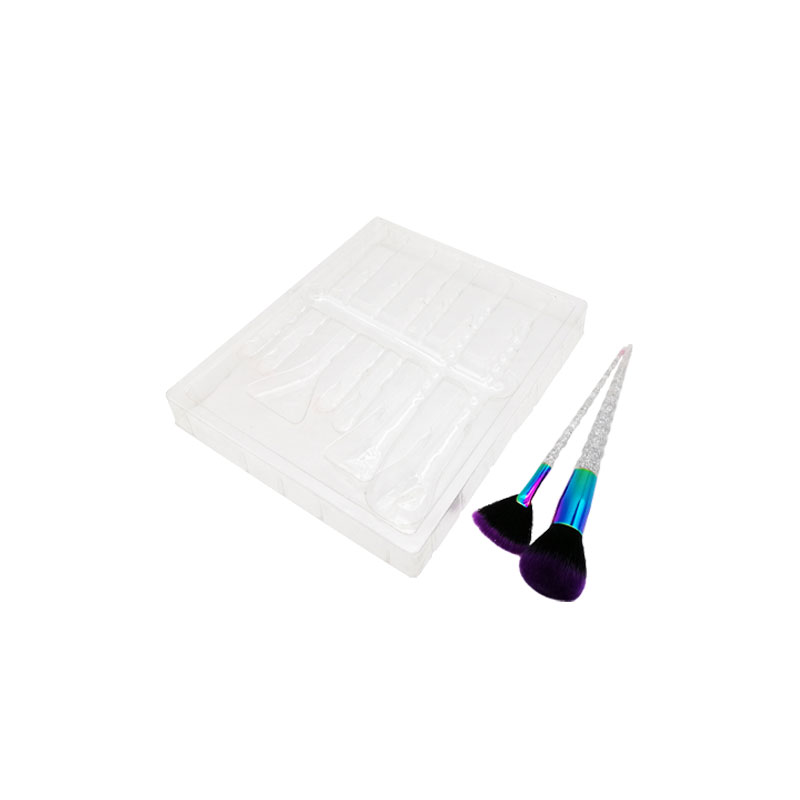 Custom clear plastic cosmetic blister trays packaging