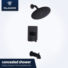 Wall Mounted Copper ORB Shower Mixer Faucet Kit