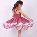 girls Dollcake remake plum ruffle twirly dress