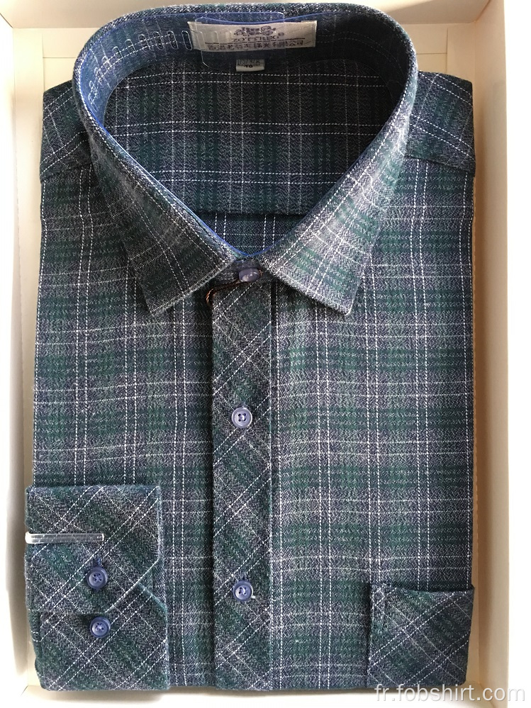 Chemise en flanelle de qualité supérieure