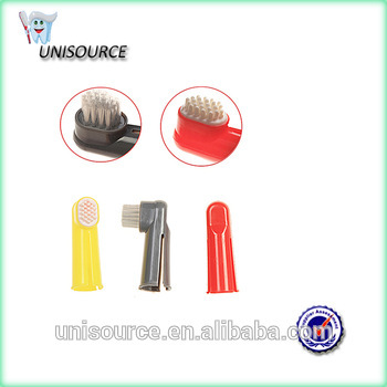 PVC finger nylon or TPR bristle brush