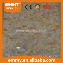 popular house design colorful strip mosaic pattern seamless seashell tiles