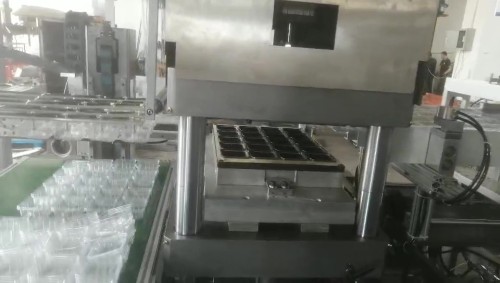 máquina formadora de vácuo para plástico a quente