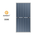 Painel solar de meia célula da marca Mono JA 550 W