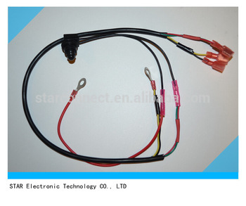 Full insulation terminal cable faston electrical o-ring terminal wire harness