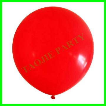 Perfact Round shape 36 inches giant latex balloons-RED