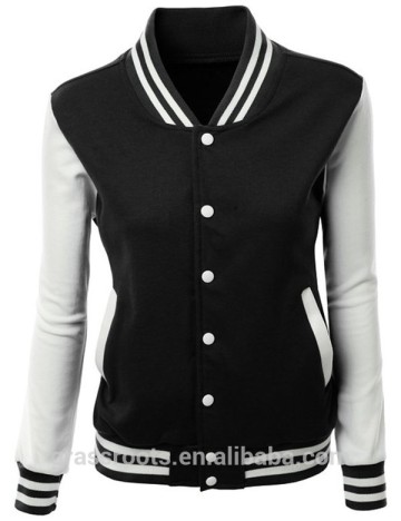 OEM Fashion Varsity Jackets, Wholesale Women Baseball Jackets