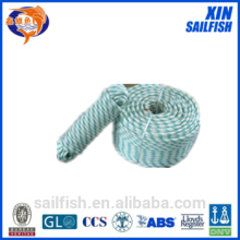 Diamond polypropylene monofilament hollow braided rope