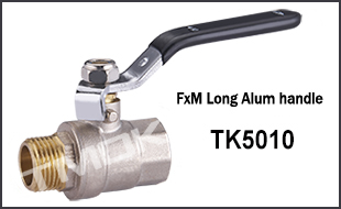 brass ball valve Single union 15mm/20mm/25mm pipe cock with aluminum T handle CE approved