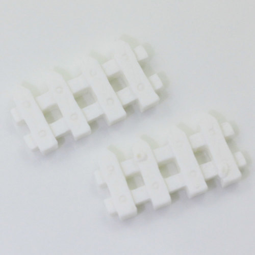 32*17mm Simulato Recinto Bianco A Forma di Cabochon In Resina Per I Bambini Casa Delle Bambole Ornamenti Charms Giocattolo FAI DA TE Decor Spacer