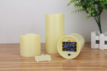 High quality battery Led simulated pillar candle