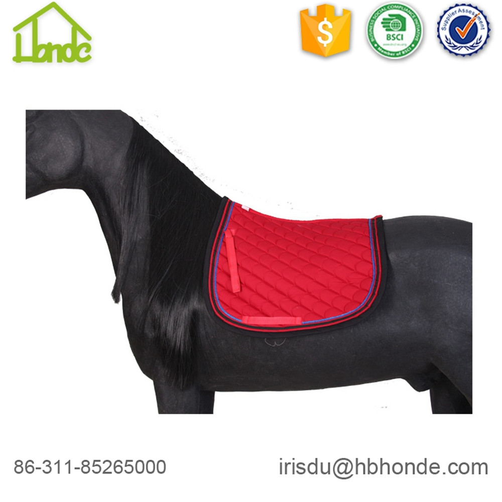 Breathable English Red Color Horse Saddle Pads