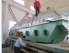 Granules vibrating fluid bed dryer/granules dryer