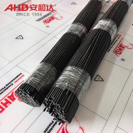 Haste POM Preta 6mmX1000mm POM Rod Black 6mmX1000mm