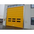 Automatic high speed stacking roller shutter door