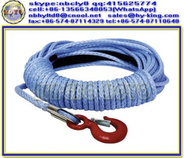 12 strand boat winch rope / sailing yacht rope / winch synthetic rope