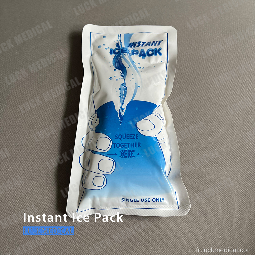 Pack de glace de thérapie de sac de glace instantanée