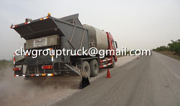 SINOTRUCK HOWO 6X4 6 + 10CBM متزامن رقاقة السدادة