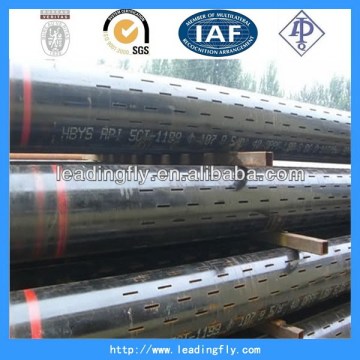 Quality popular antirust slotted screen oil steel pipe
