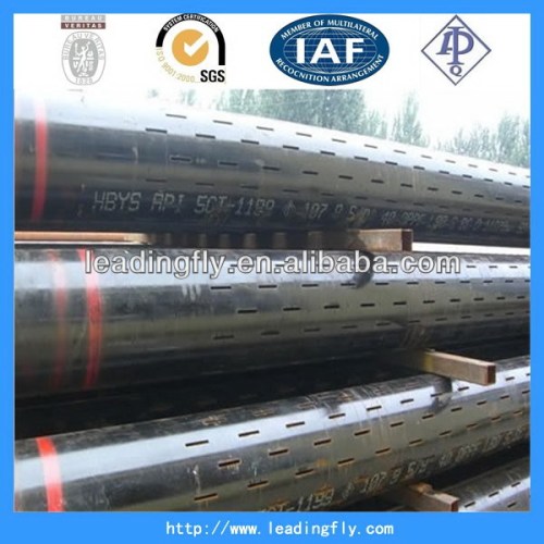 Updated custom slotted screen api welded steel tube