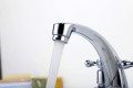 Klasik Perak Chrome Finish Dual Handle Faucet Basin