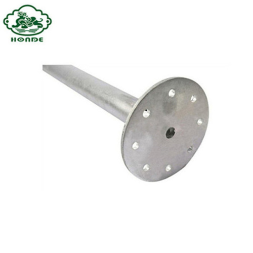 Anclaje de suelo galvanizado de acero Q235