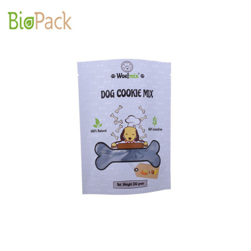 Bolsas ziplock compostables biodogradables de encargo al por mayor del precio competitivo para el alimento para animales