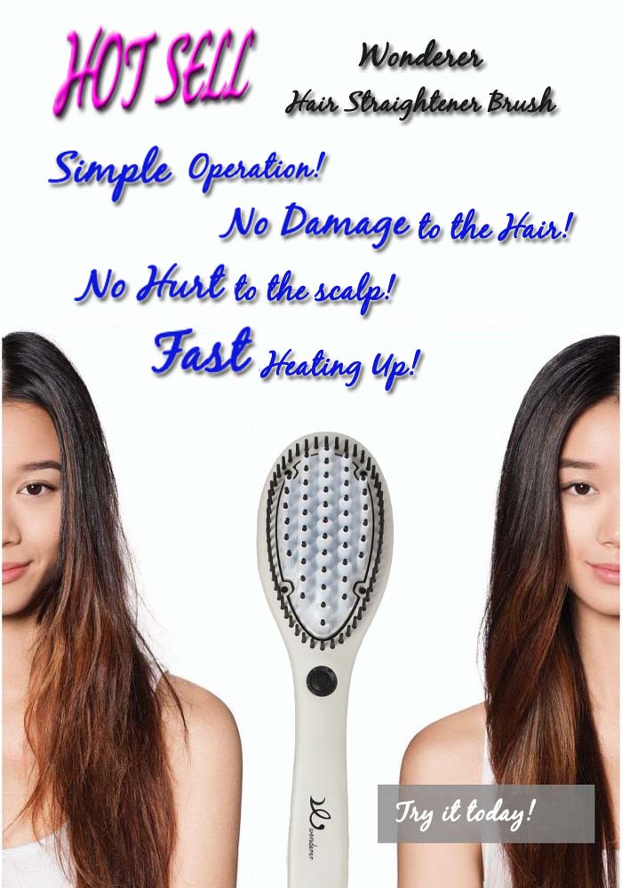 Hair Straightener Brush