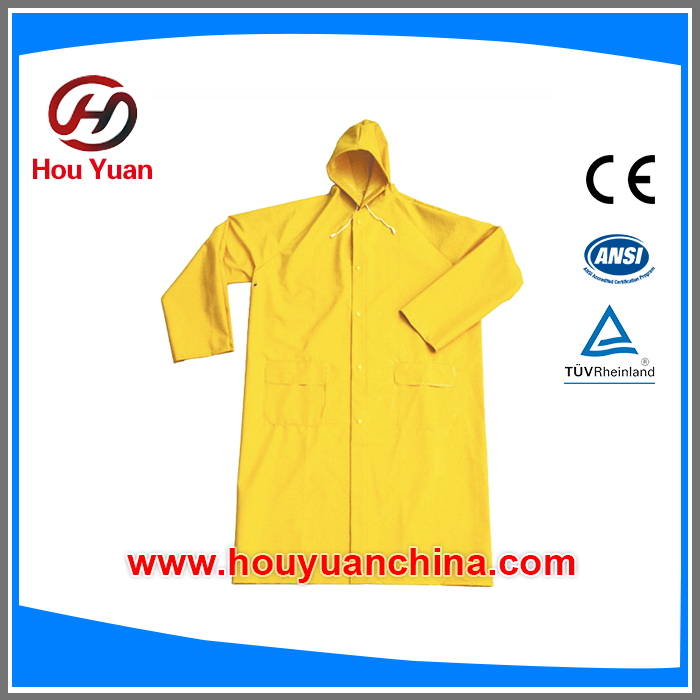 Customized High quality adult PVC rain coat,Men rain coat, Rain  coat CE Standard