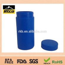 colorful 13oz 380ml food grade HDPE plastic package bottle