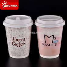 Printed paper double thick coffee cups